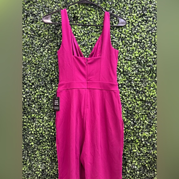 NWT Express Fushia Pants Romper - Picture 4 of 5